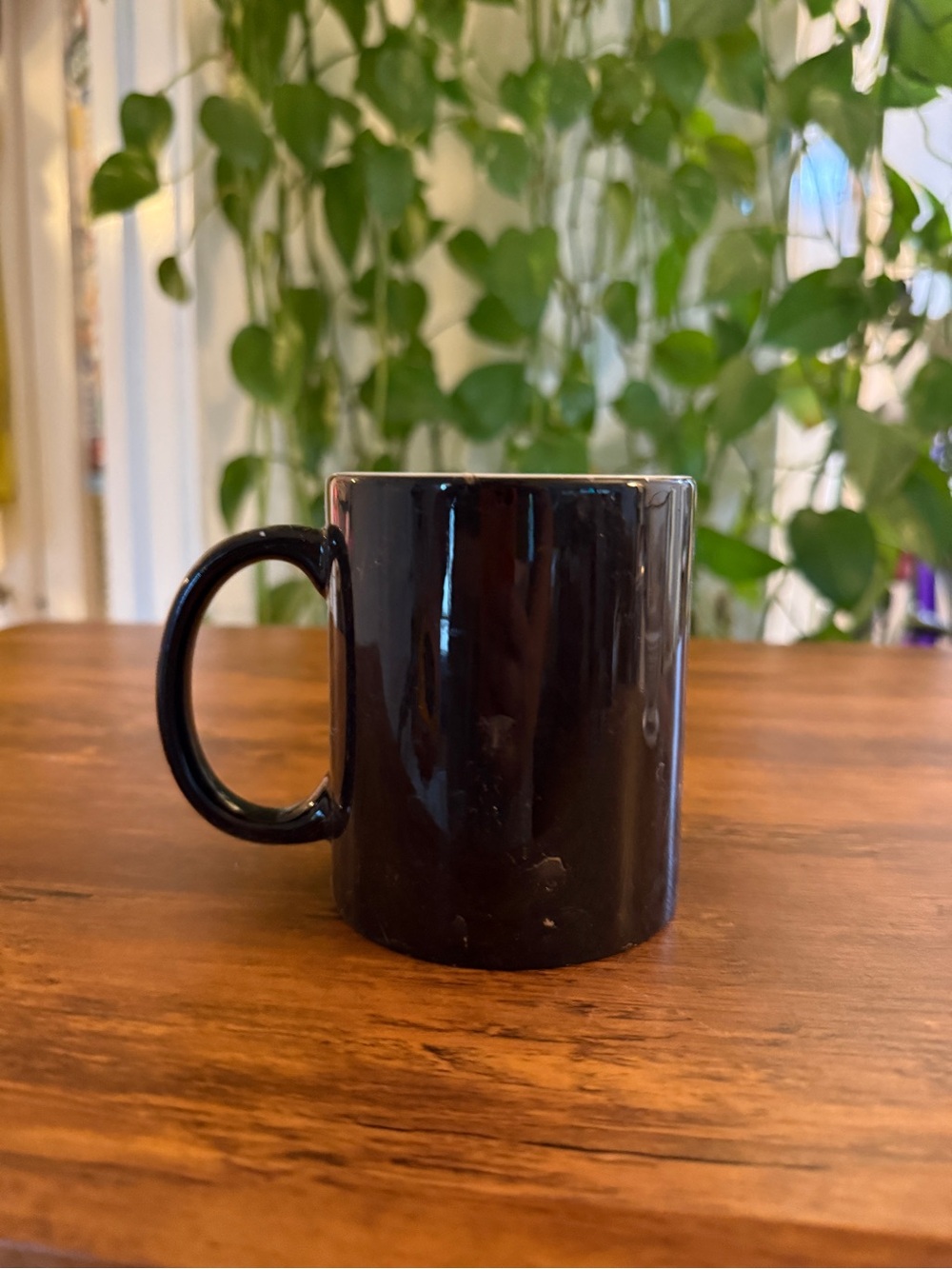Black Ceramic Coffee Mug - Classic Everyday Cup